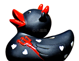 quietscheente,魔鬼,鴨