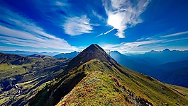 意大利,全景圖,山