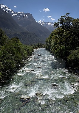 自然,水,河
