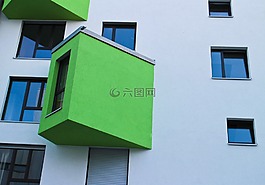 灣窗口,綠色,擴(kuò)展