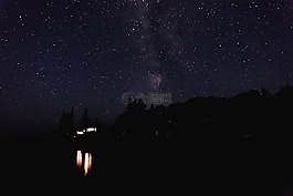 自然,景觀,黑暗