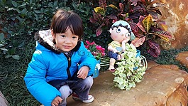 小孩,家人,开心