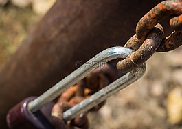 城堡,鏈,鐵