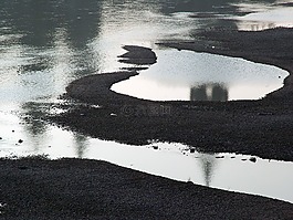 水,礫石層,卵石