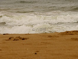 海灘,海,沙