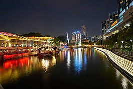 摩天大樓,新加坡,水