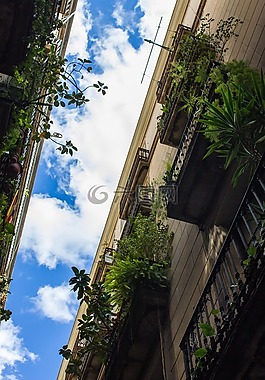 區(qū),陽臺(tái),天空