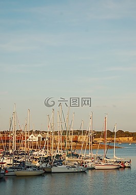 端口,船,春天