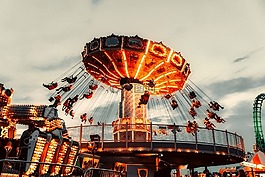 游戲機,娛樂公園,天空