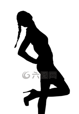 模型,側(cè)影,女子