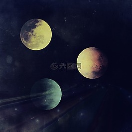 空間,行星,全球