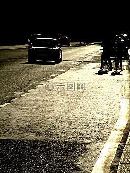 自动,阴影,伦敦