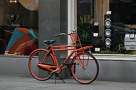 自行車,橙色,阿姆斯特丹
