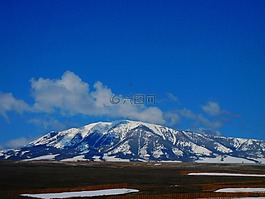 山,景觀,美國