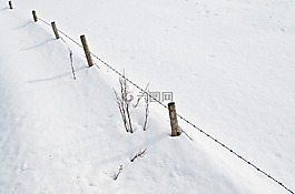 雪,降雪,白