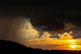 天氣,心情,雷暴
