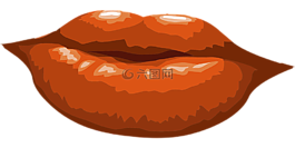 口,嘴唇,紅色