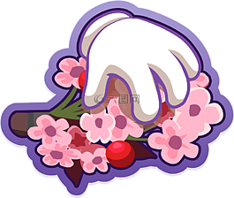 手,控股,鲜花