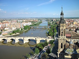 zaragosa,城市,建筑物