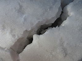 雪,列,裂紋
