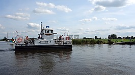 渡船,fietsveerpont,騎自行車