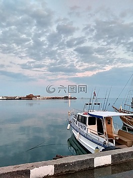 燈塔,海,碼頭