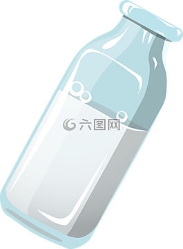 牛奶,瓶,乳制品