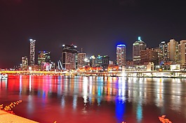 南岸,布里斯班,夜景
