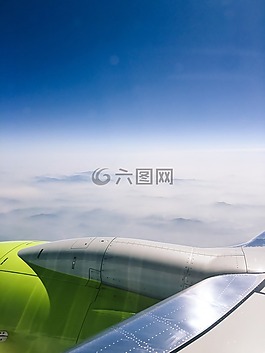 飛機(jī),天空,云