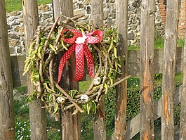 門,花圈,復(fù)活節(jié)