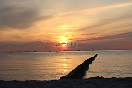 波羅的海,太陽(yáng),日落
