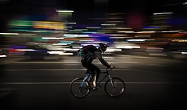 快遞,夜,平移