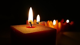 蜡烛,火焰,烛光
