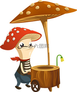 玩具,圖,蘑菇
