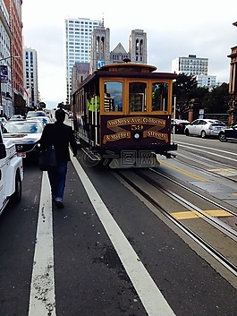 電纜車,舊金山,旅游