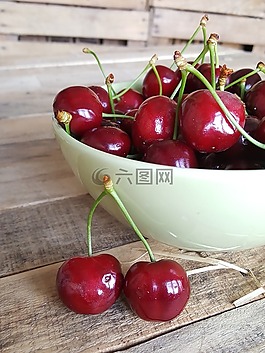 樱桃,红色,美味