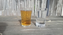 喝,玻璃,玻璃