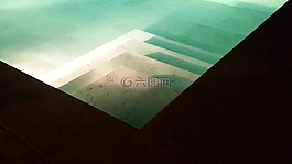 池,水,藍色