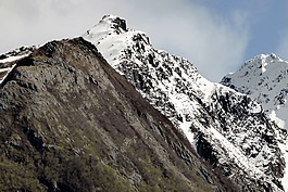 山,雪,冬天