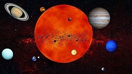 太陽能發(fā)電系統(tǒng),行星,空間