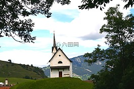 瑞士,景觀,山