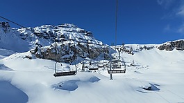 椅子,電梯,滑雪