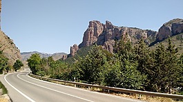 路,西班牙,山
