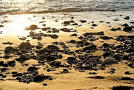 海灘,海,砂
