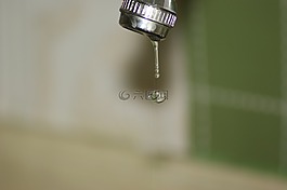 拖放,的,水