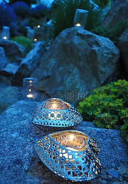 夜,燭火,心情