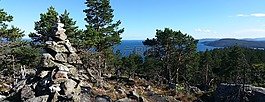山,夏天,視圖