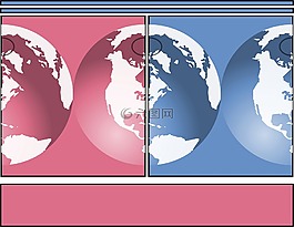 世界,全球,旗幟
