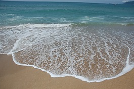 海灘,砂,海