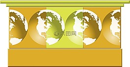 世界,全球,旗幟